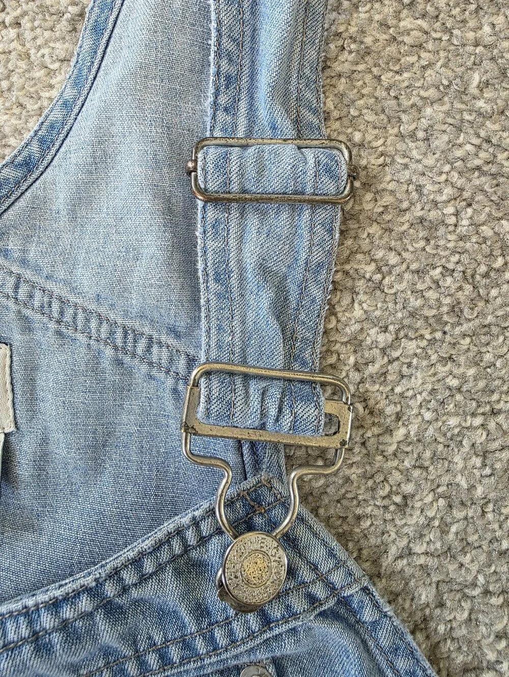 GAP Womens Denim Short Overalls